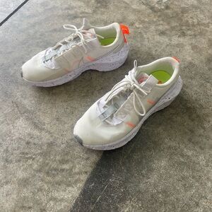 Nike White and Neon shoes